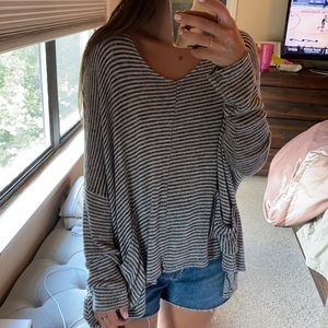 Striped Long Sleeve Top
